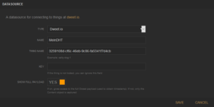 Freeboard.io Settings
